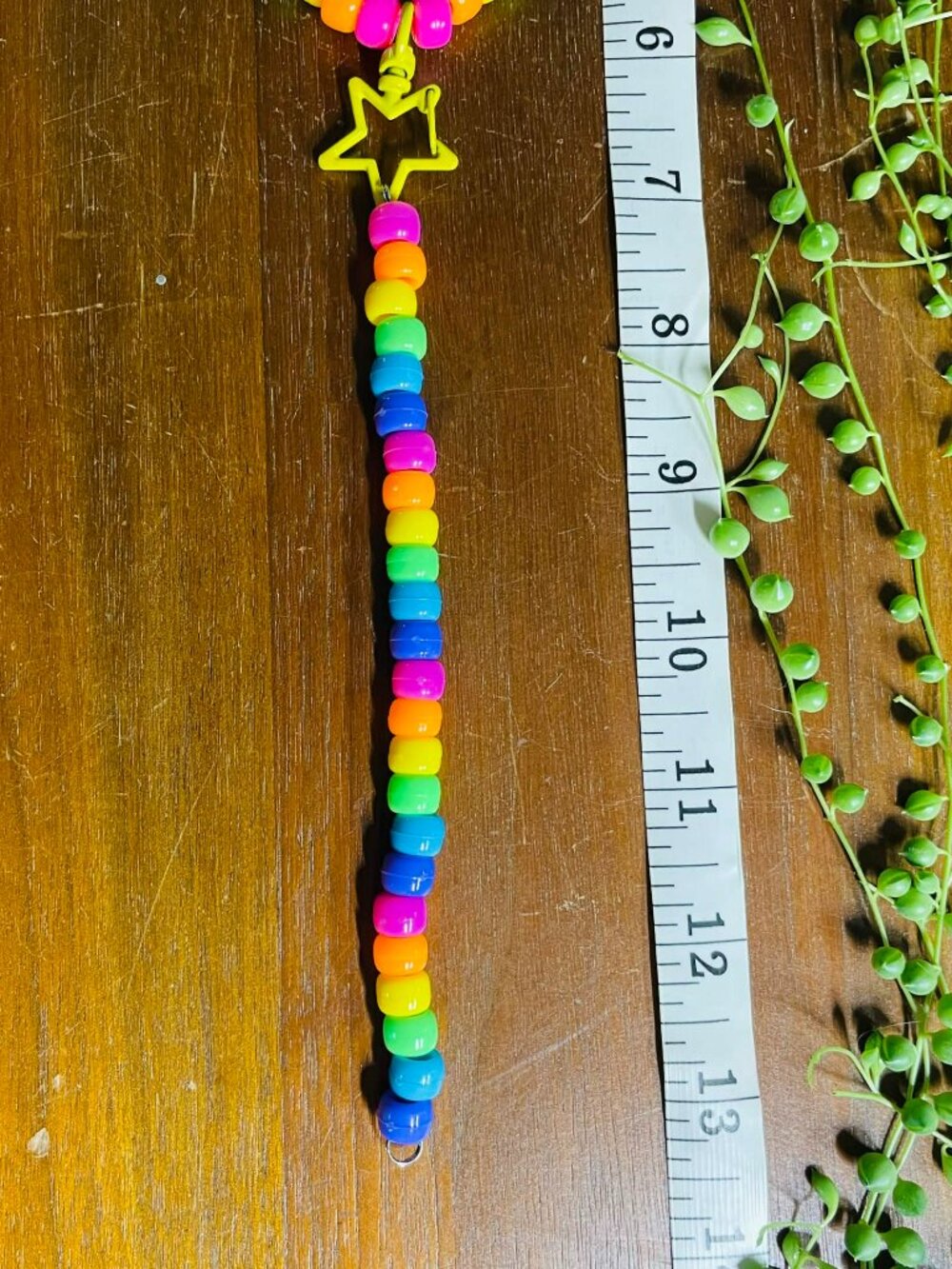 Rave 6pc Rainbow choker binky & cord earrings cuff (kandi Runtz) - Picture 5 of 11
